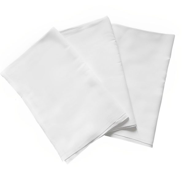 Pano Prato Bainha Bresser Branco Liso 67X40