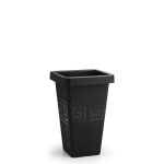 Vaso Grego Quadrado P 13L - Preto - Plasmont