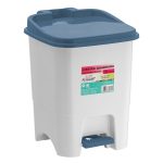 Lixeira Quadrada De Plastico Com Pedal E Tampa - 15 Litros - Imagem 2