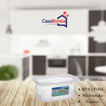 Pote Pratico Retangular 450Ml - Transparente