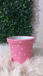 Vaso Violeta Bolinha A10 X B12,5 Cm - Imagem 5