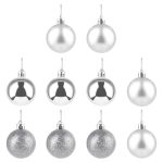 Bola Tb Lisa 5Cm 10Pcs Prata - Imagem 3