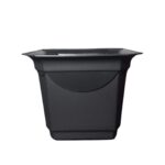 Vaso Cachepot Quadrado Black 3 Plasmarc 17x17x18cm – Design Moderno - Imagem 2