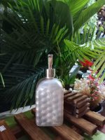 Porta Sabonete Liquido Vidro 500Ml Escamas 19X7,5Cm - Imagem 3