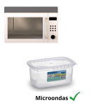 Pote Pratico Retangular 450Ml - Transparente - Imagem 2