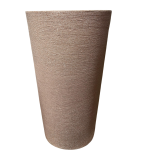 Vaso Coluna Redonda Cone  Polietileno Ref 078 58x36x36cm - Imagem 2
