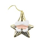 PROMOÇÃO Enfeite Estrela Noel 8Cm - Imagem 3
