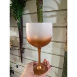 Taça Para Gin De Acrílico Para Festa 600ml - Transparente, Dourada - Imagem 3