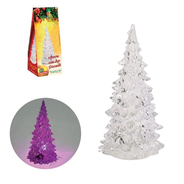 Acrilico Arvore Com Luz 16,5X7