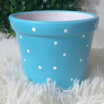 Vaso Violeta Bolinha A10 X B12,5 Cm - Imagem 3