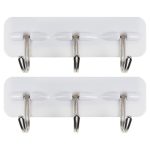 Gancho Ades Triplo 2Pcs 10,5Cm - Imagem 3