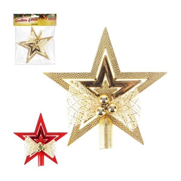 Ponteira Estrela Com Laco 13Cm