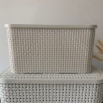 Organizador Rattan C/. Tampa 07 Br-Coleta Seletiva - Imagem 3