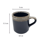 Xicara Cafe Canequinha Lisa Borda - Hr Porcelanas 60 ML - Imagem 2