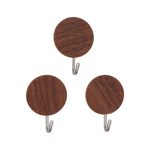 Wood Gancho Adesivo Redondo - Imagem 2