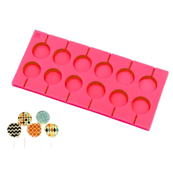 Molde Para Pirulito Em Silicone 2379