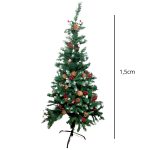 ARVORE 1,50MT 380 GALHOS PE DE FERRO 0005 N - Imagem 4