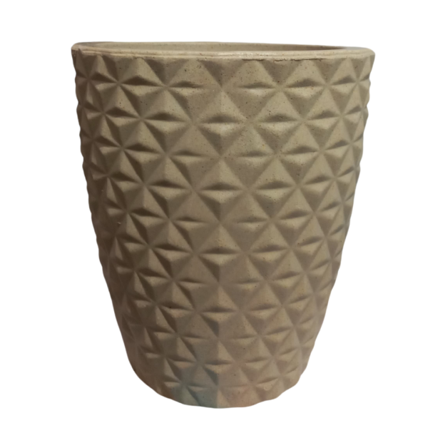 Vaso Coluna Berlian Gold Pp REF A50 29x25x16cm Polietileno