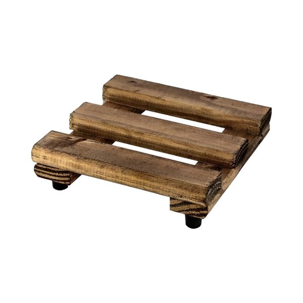 Suporte Vaso 01 Madeira 20 Cm