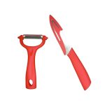 Jogo De Descascador E Faca Para Frutas E Legumes MG2768