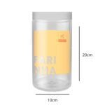 Pote Panamby Colors para Farinha 1,8L com Tampa Branca - Imagem 2