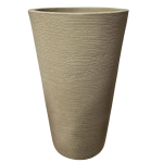 Vaso Coluna Redonda Cone  Polietileno Ref 078 58x36x36cm - Imagem 3