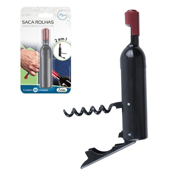 Saca Rolha E Abridor Garrafa