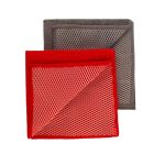 Pano Esfrega E Seca Microf Multiuso 2 Pc 29 X 29 Vermelho/ Cinza - Imagem 2