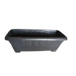 Vaso  Retangular P 1,6 Litros - Preto - Imagem 2