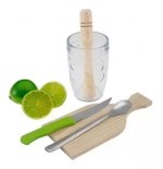 1-183 Conjunto Caipirinha 5Pcs Faca Cb Plastico - Imagem 5