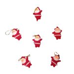 ENFEITE PAPAI NOEL 4,5 cm C/6 1101N B - Imagem 3