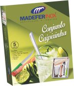 1-183 Conjunto Caipirinha 5Pcs Faca Cb Plastico - Imagem 3
