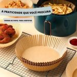 Papel Manteiga Para Air Fryer C/ 50 Folhas 4549  7899658363161 6913926698036 7908168245499 - Imagem 3