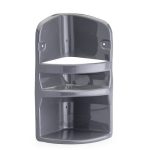 Cantoneira Para Banheiro De Plastico 2 Repartições - 26cm