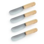 Jogo De Espatulas De Metal Para Petisco, Contendo 4 Pecas 2430