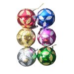BOLA DE NATAL 6CM C/6 TUBO 9055 B Color