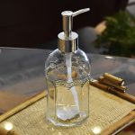 Porta Sabonete Liquido De Vidro, Capacidade Para 430Ml 3413