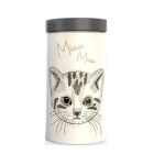 Pote Branco Para Ração De Pets De Plastico 1,8 litros - Imagem 3