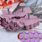 Formas De Bolachas Kit 4Pcs-Plastico Me 6913888865880