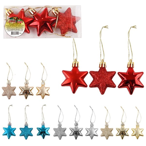 Estrela 4,5X5Cm 3Pcs