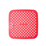 Tapete Quadrado de Silicone para Air Fryer - Antiaderente, Reutilizável e Resistente ao Calor - Imagem 3
