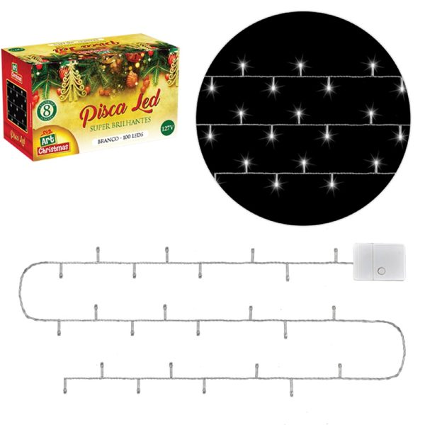 Pisca Pisca 100 Leds 8m 127V