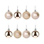 BOLA TB LISA 2,5CM 8PCS CHAMPANHE - Imagem 2