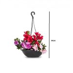 Vaso De Planta Redondo Cuia De Plastico Suspenso Com Alça - Imagem 4