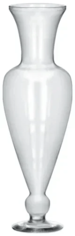 Vaso VIC Decorativo em Vidro - 18x53 cm - Elegância e Sofisticação para Interiores - Imagem 2