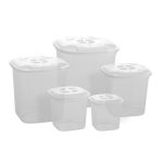 Cj 5 Porta Mantimento Branco - Plasmont - Imagem 2