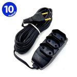 Extensao 10M Tomada Multipla Pt Pl 2X0,75Mm Saq - Imagem 2