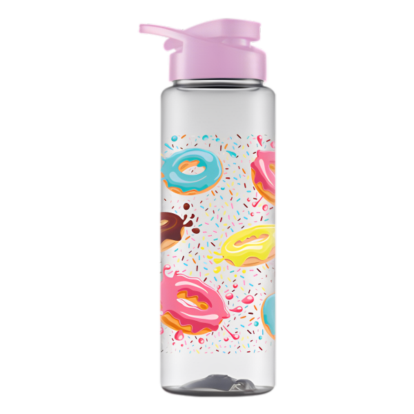 Garrafinhas Squeeze De Plastico Com Tampa - 750ml