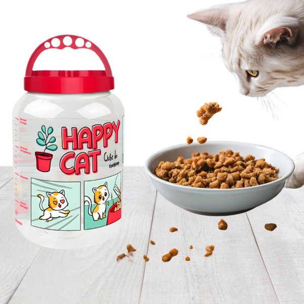 Pote Para Ração Happy- 3,6l 7908342102884 7908342102846