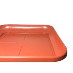 PRATO DE VASO EXTRA G QUADRADO TELHA - Imagem 3